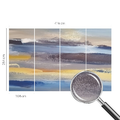 Motivtapete nach Maß Friedliche Landschaft