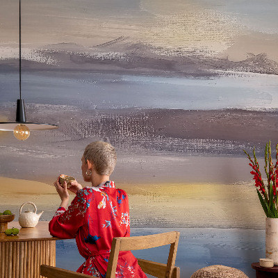 Motivtapete nach Maß Friedliche Landschaft