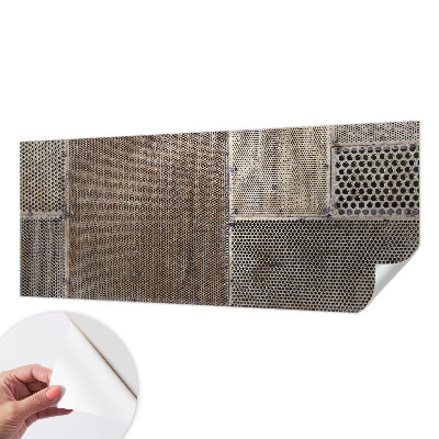 Selbstklebende Fototapete fürs Wohnzimmer Metallische Muster