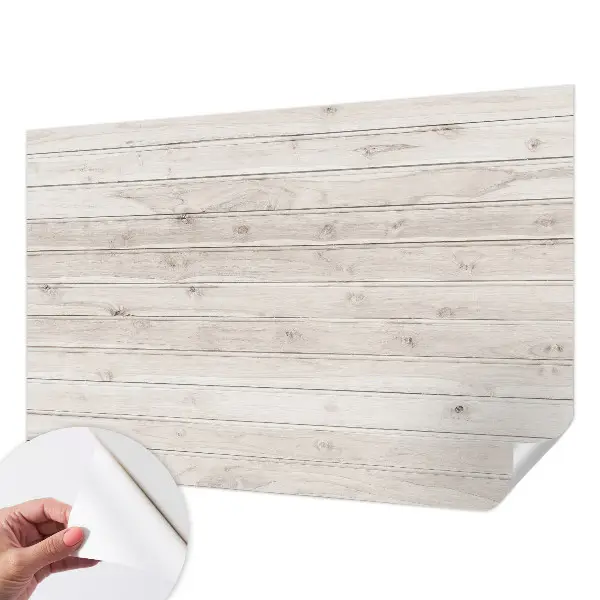 Selbstklebende Fototapete für die Wand mit Naturholz-Optik