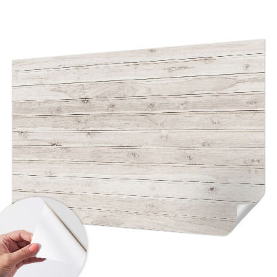 Selbstklebende Fototapete für die Wand mit Naturholz-Optik