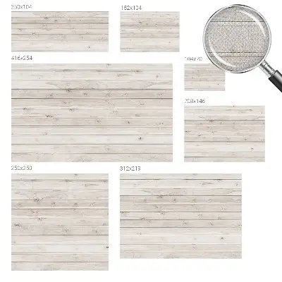 Selbstklebende Fototapete für die Wand mit Naturholz-Optik
