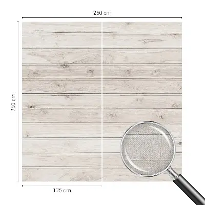 Selbstklebende Fototapete für die Wand mit Naturholz-Optik