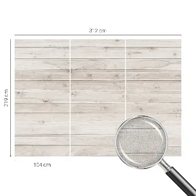 Selbstklebende Fototapete für die Wand mit Naturholz-Optik