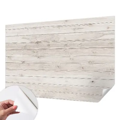 Selbstklebende Fototapete für die Wand mit Naturholz-Optik