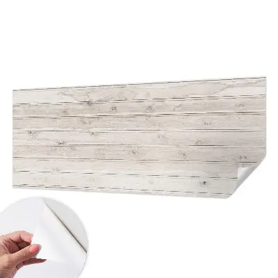 Selbstklebende Fototapete für die Wand mit Naturholz-Optik