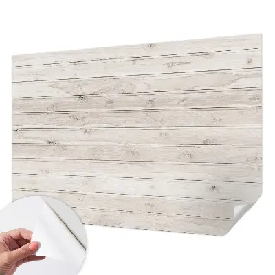 Selbstklebende Fototapete für die Wand mit Naturholz-Optik