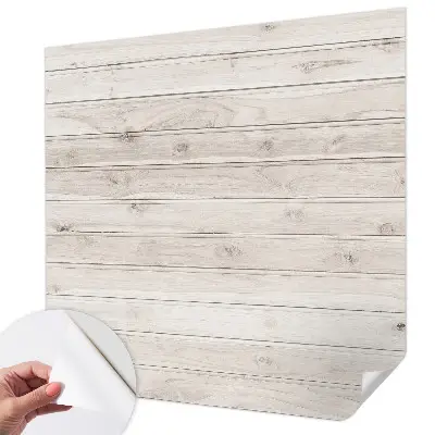 Selbstklebende Fototapete für die Wand mit Naturholz-Optik