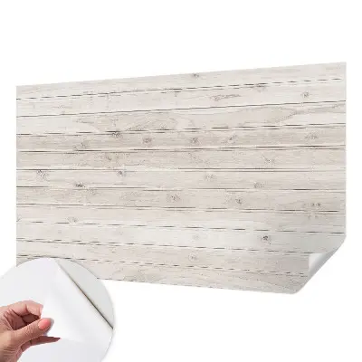 Selbstklebende Fototapete für die Wand mit Naturholz-Optik