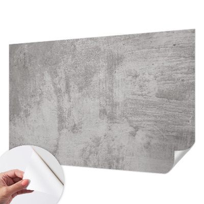 Selbstklebende Fototapete fürs Schlafzimmer mit Motiv in Rohbeton-Optik