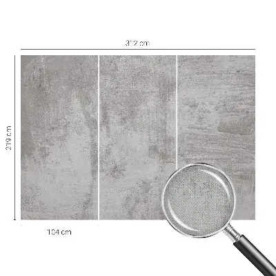 Selbstklebende Fototapete fürs Schlafzimmer mit Motiv in Rohbeton-Optik