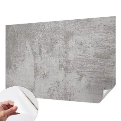Selbstklebende Fototapete fürs Schlafzimmer mit Motiv in Rohbeton-Optik
