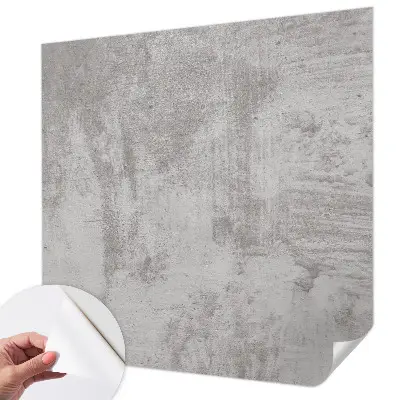 Selbstklebende Fototapete fürs Schlafzimmer mit Motiv in Rohbeton-Optik