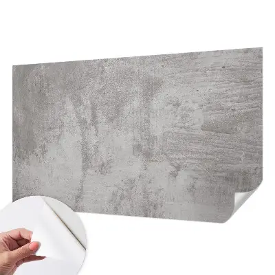 Selbstklebende Fototapete fürs Schlafzimmer mit Motiv in Rohbeton-Optik