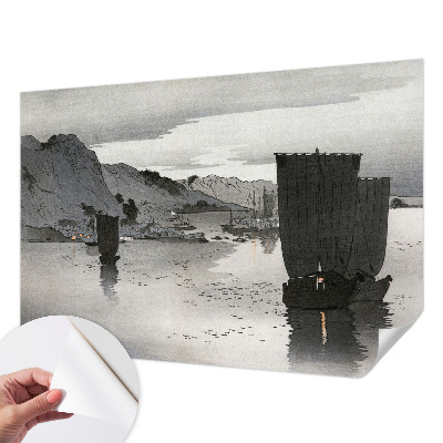 Fototapete in 3D-Optik mit Motiv 'Abendbucht'
