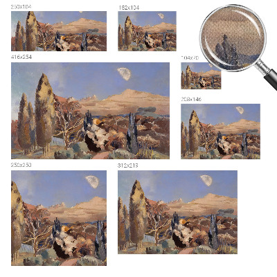 18D-Fototapete Waldlandschaft