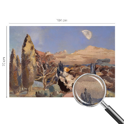 18D-Fototapete mit Waldlandschaft