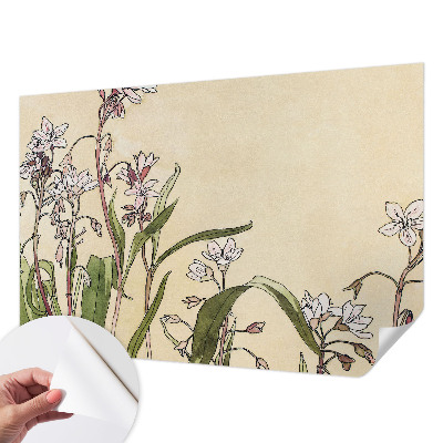 Moderne Fototapete nach Maß mit floralem Motiv in eleganter Ausführung