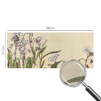 Moderne Fototapete nach Maß Florale Eleganz