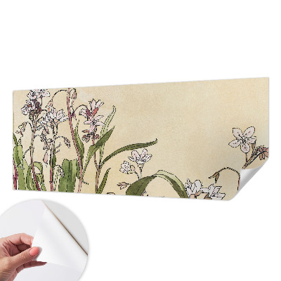 Moderne Fototapete nach Maß Florale Eleganz