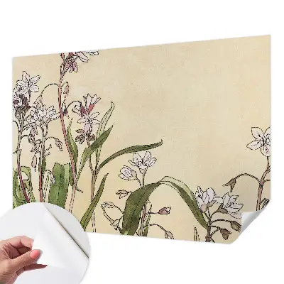 Moderne Fototapete nach Maß mit floralem Motiv in eleganter Ausführung