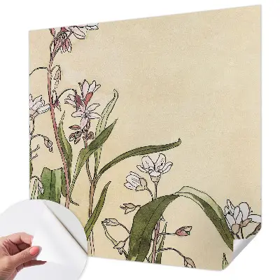 Moderne Fototapete nach Maß mit floralem Motiv in eleganter Ausführung