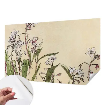 Moderne Fototapete nach Maß mit floralem Motiv in eleganter Ausführung