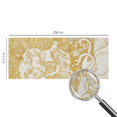 Selbstklebende Fototapete fürs Wohnzimmer Weibliche Eleganz