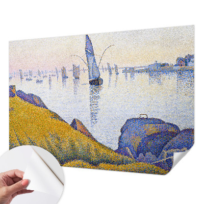 Selbstklebende Fototapete fürs Schlafzimmer mit Motiv einer Segelspiegelung
