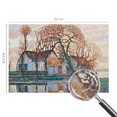 Fototapete in 3D-Optik Idyllische Landschaft