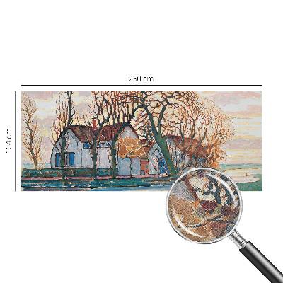 Fototapete in 3D-Optik Idyllische Landschaft