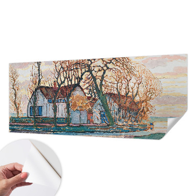 Fototapete in 3D-Optik Idyllische Landschaft