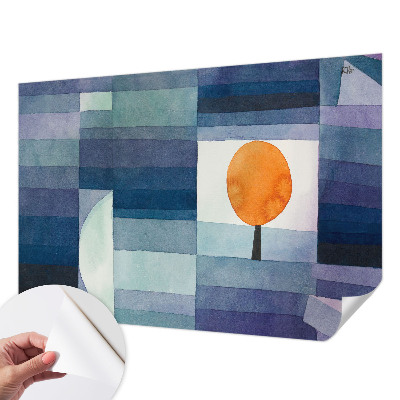 Selbstklebende Fototapete fürs Kinderzimmer mit einem abstrakten Baum-Motiv