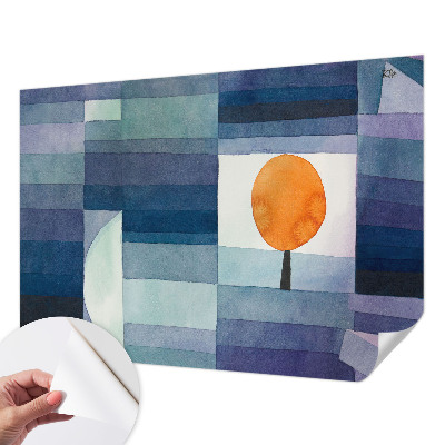 Selbstklebende Fototapete fürs Kinderzimmer mit einem abstrakten Baum-Motiv