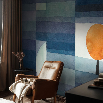 Selbstklebende Fototapete fürs Kinderzimmer Abstrakter Baum