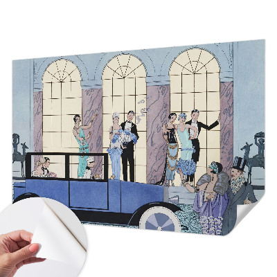 19D-Fototapete im Art‑Deco‑Stil
