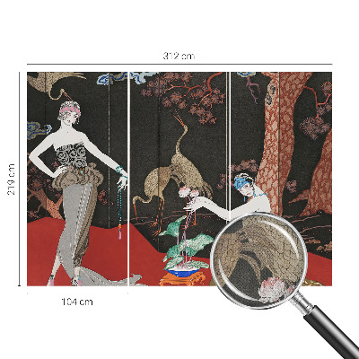 19D-Fototapete fürs Wohnzimmer Elegante Szene