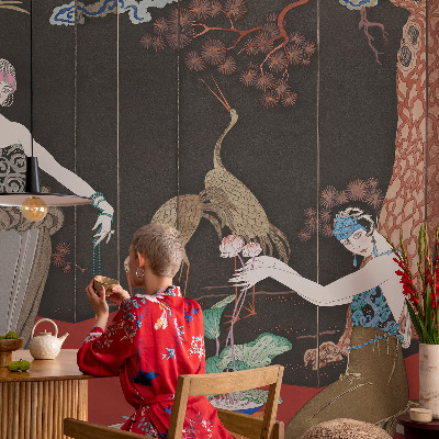 19D-Fototapete fürs Wohnzimmer Elegante Szene