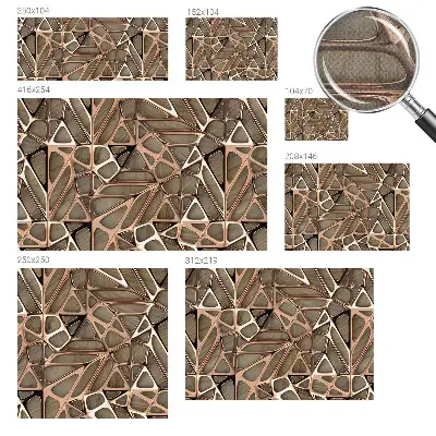 Fototapete nach Maß mit geometrischem Muster