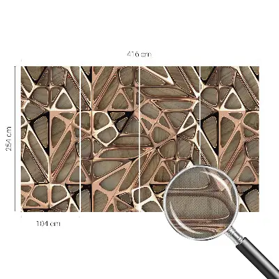 Fototapete nach Maß mit geometrischem Muster