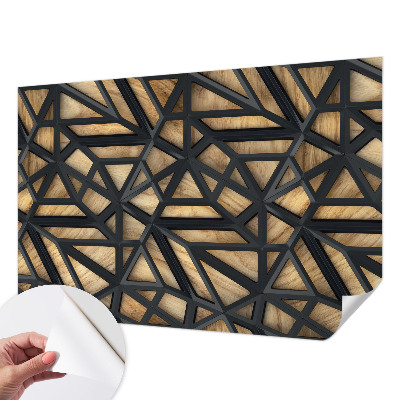 Moderne Fototapete nach Maß mit geometrischem Verbindungsmotiv