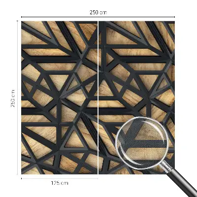 Moderne Fototapete nach Maß mit geometrischem Verbindungsmotiv