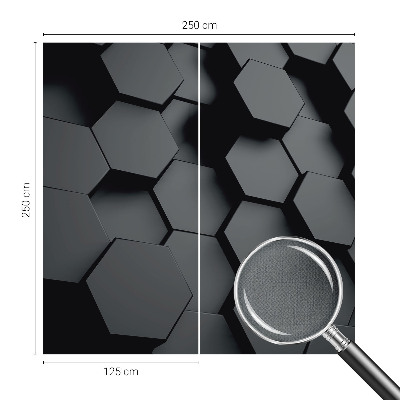 Motivtapete nach Maß 3D-Sechsecke