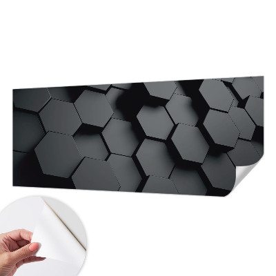 Motivtapete nach Maß mit 3D-Sechsecken