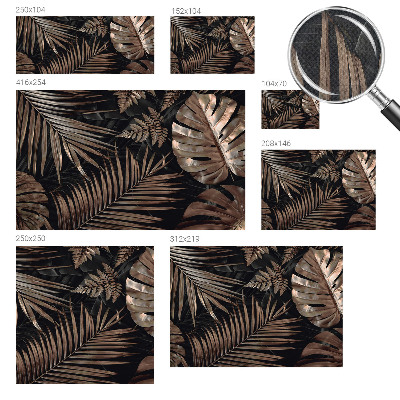 Hochwertige Bildtapete Exotische Blätter