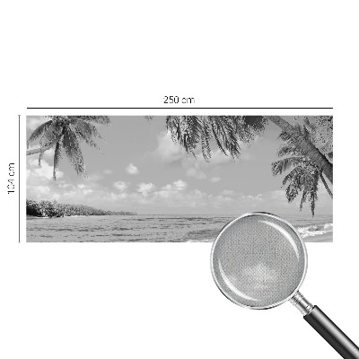 Selbstklebende Fototapete fürs Wohnzimmer Tropisches Paradies