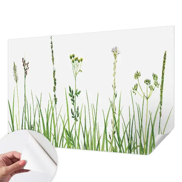 Selbstklebende Fototapete fürs Schlafzimmer mit zartem Blumenmotiv