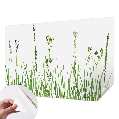 Selbstklebende Fototapete fürs Schlafzimmer mit zartem Blumenmotiv