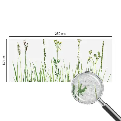 Selbstklebende Fototapete fürs Schlafzimmer mit zartem Blumenmotiv