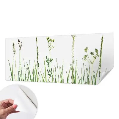 Selbstklebende Fototapete fürs Schlafzimmer mit zartem Blumenmotiv